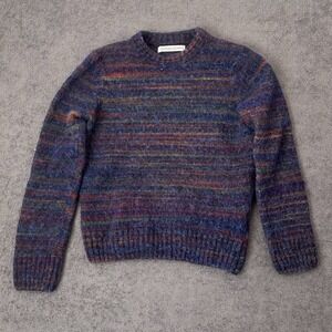 OUTERKNOWN Horizon Wool Alpaca Sweater Kids Size Small Crewneck Striped Preppy